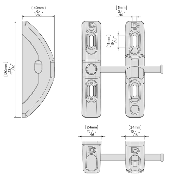CAD_-_T-Latch_-_TL0_600