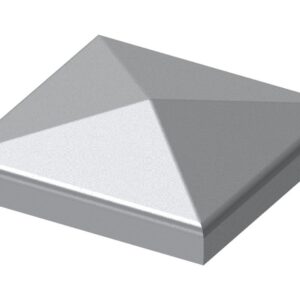 FAC - Galvanized Weld-On Post Caps with Flange