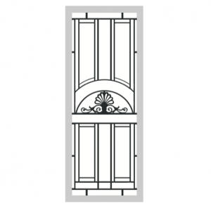 Security Screen Door Panels Hinged