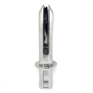 'One hole' glass spigot (core-drill) - square style