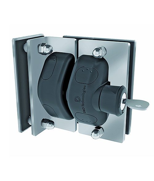 D&D Vizage Stainless Steel Mounting Brackets with Lockable Side-Pull Latch