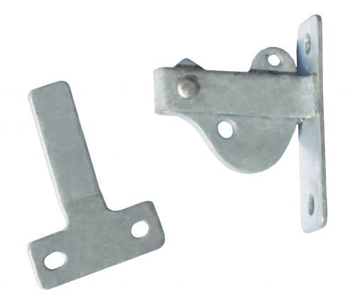 Galvanised Universal "D" Latch Flat Mount