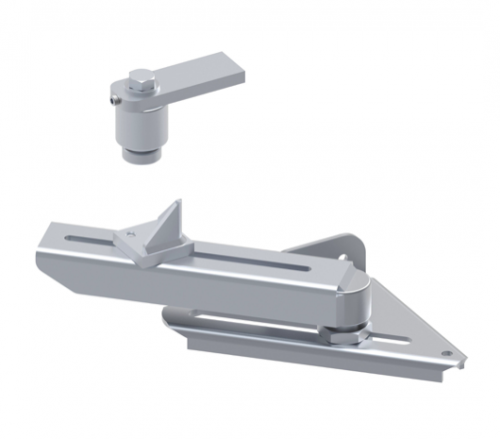 Uphill Rising Hinges with Ball Joint for Sloping Sites
