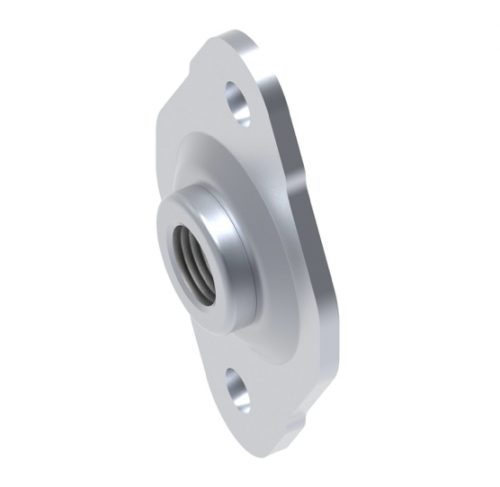 Plate: Deep-drawn 2 Hole