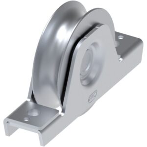 FAC – High-Clearance “U” Groove Rebate Wheel with Support Brackets – Zinc-Plated